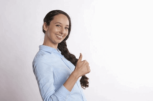 An employee engaged measuring her productivity.