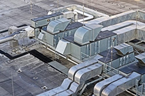 air conditioning units ona  building